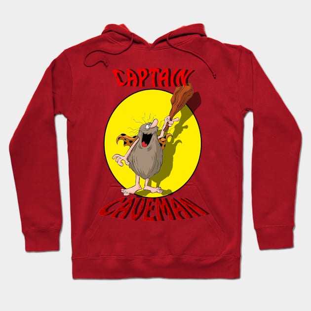 captain caveman Hoodie by hanina